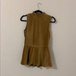 I. N. Courderoy Peplum Top